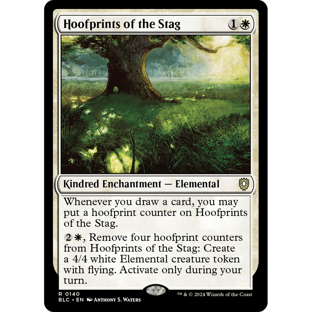 Hoofprints of the Stag (BLC-140) - Bloomburrow Commander