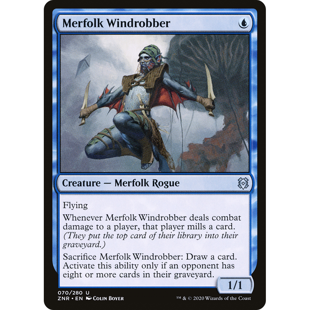 Merfolk Windrobber (ZNR-070) - Zendikar Rising Foil