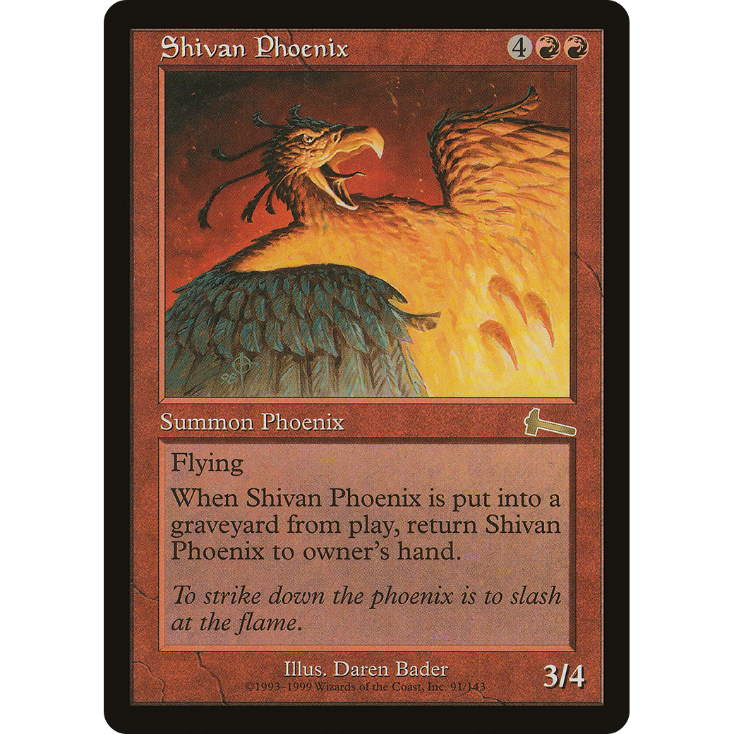 Shivan Phoenix (ULG-091) - Urza's Legacy