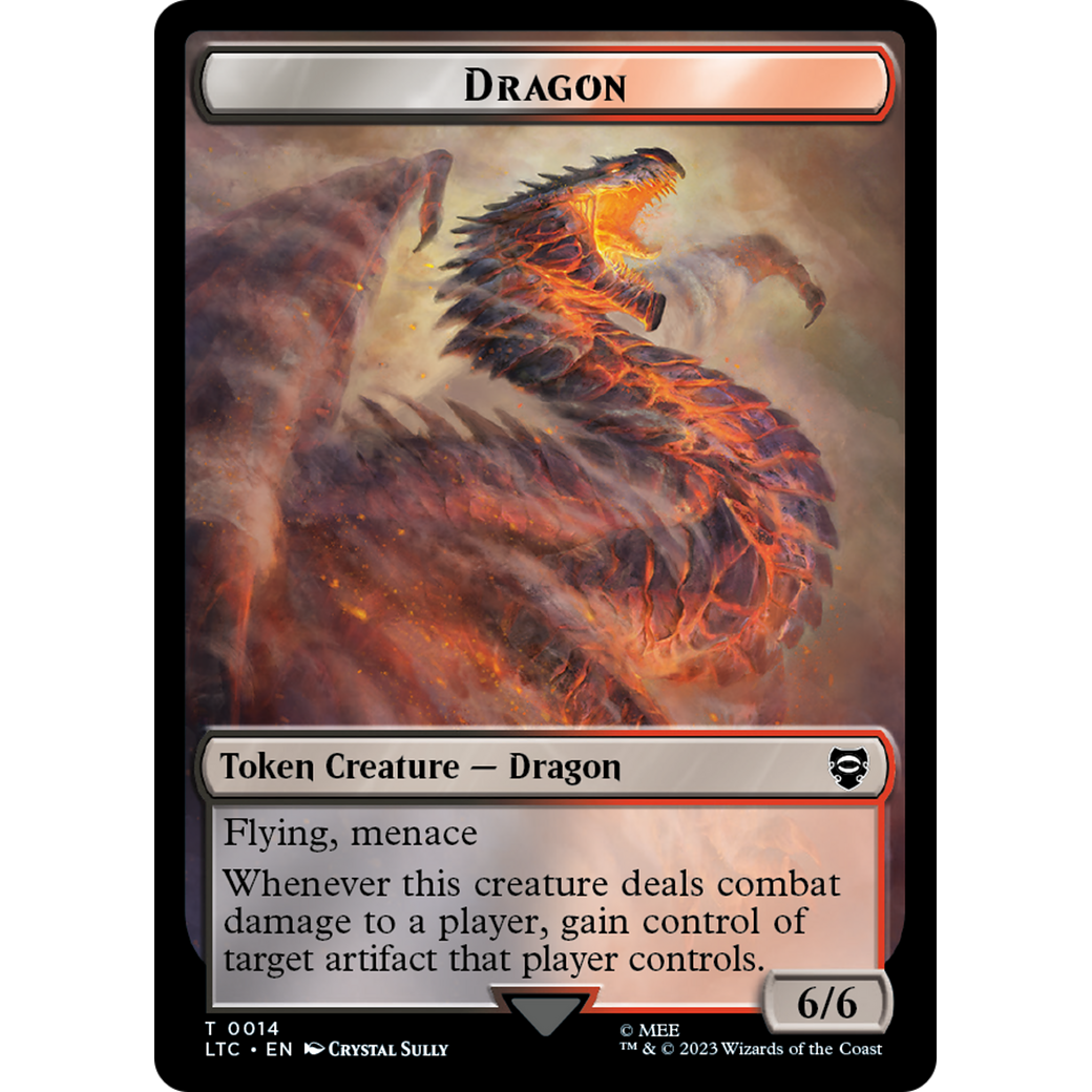 Dragon (TLTC-014) - Tales of Middle-earth Commander Tokens