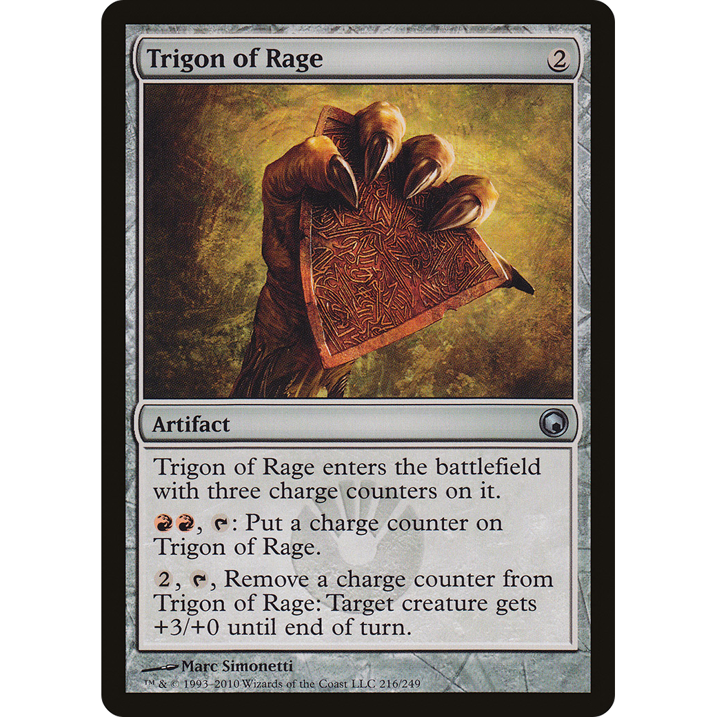 Trigon of Rage (SOM-216) - Scars of Mirrodin Foil