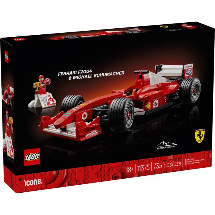 [REBOXED] LEGO® Icons: Ferrari F2004 & Michael Schumacher [11375]