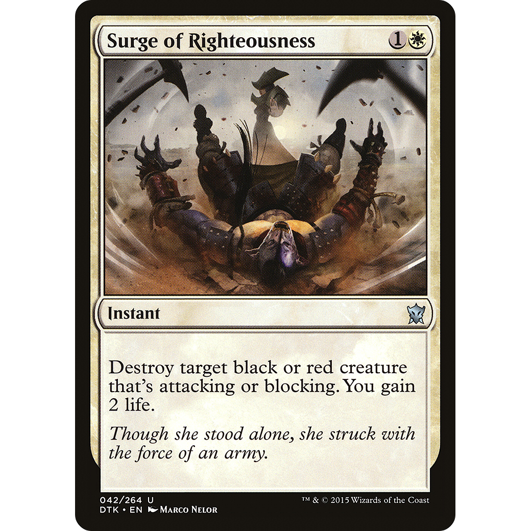 Surge of Righteousness (DTK-042) - Dragons of Tarkir