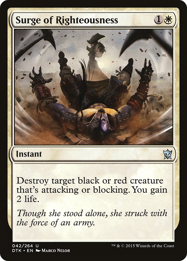 Surge of Righteousness (DTK-042) - Dragons of Tarkir