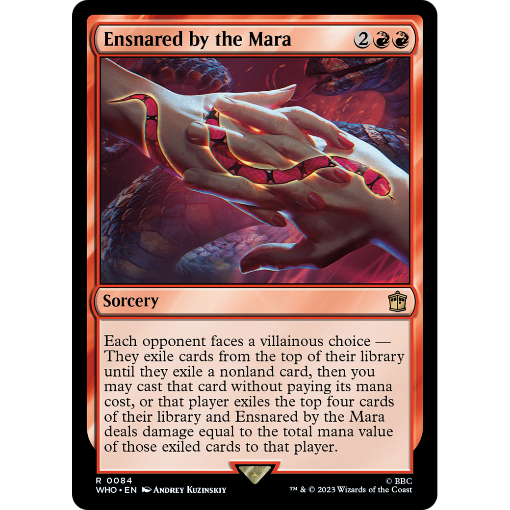 Ensnared by the Mara (WHO-084) - Doctor Who Foil