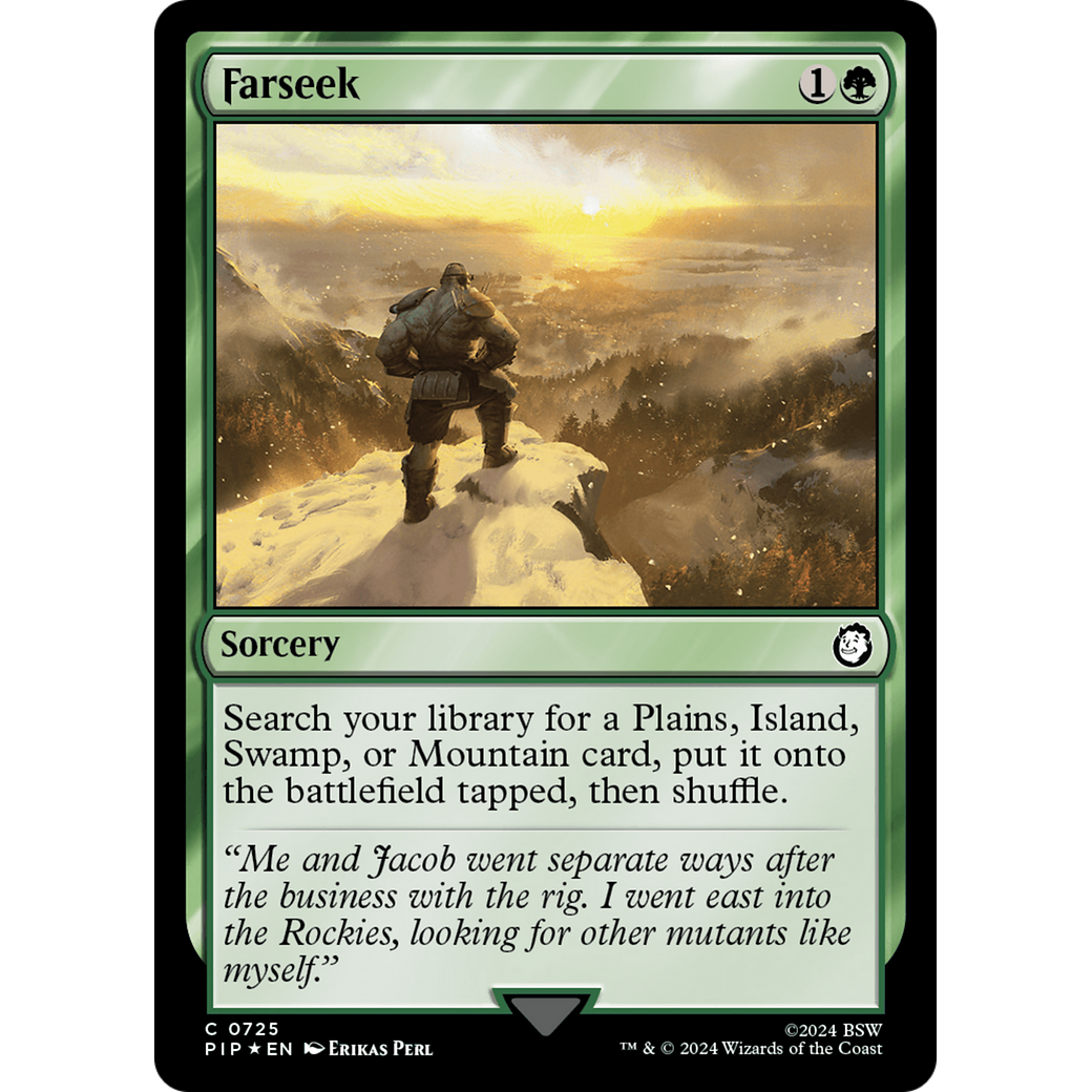 Farseek (PIP-725) - Fallout Foil