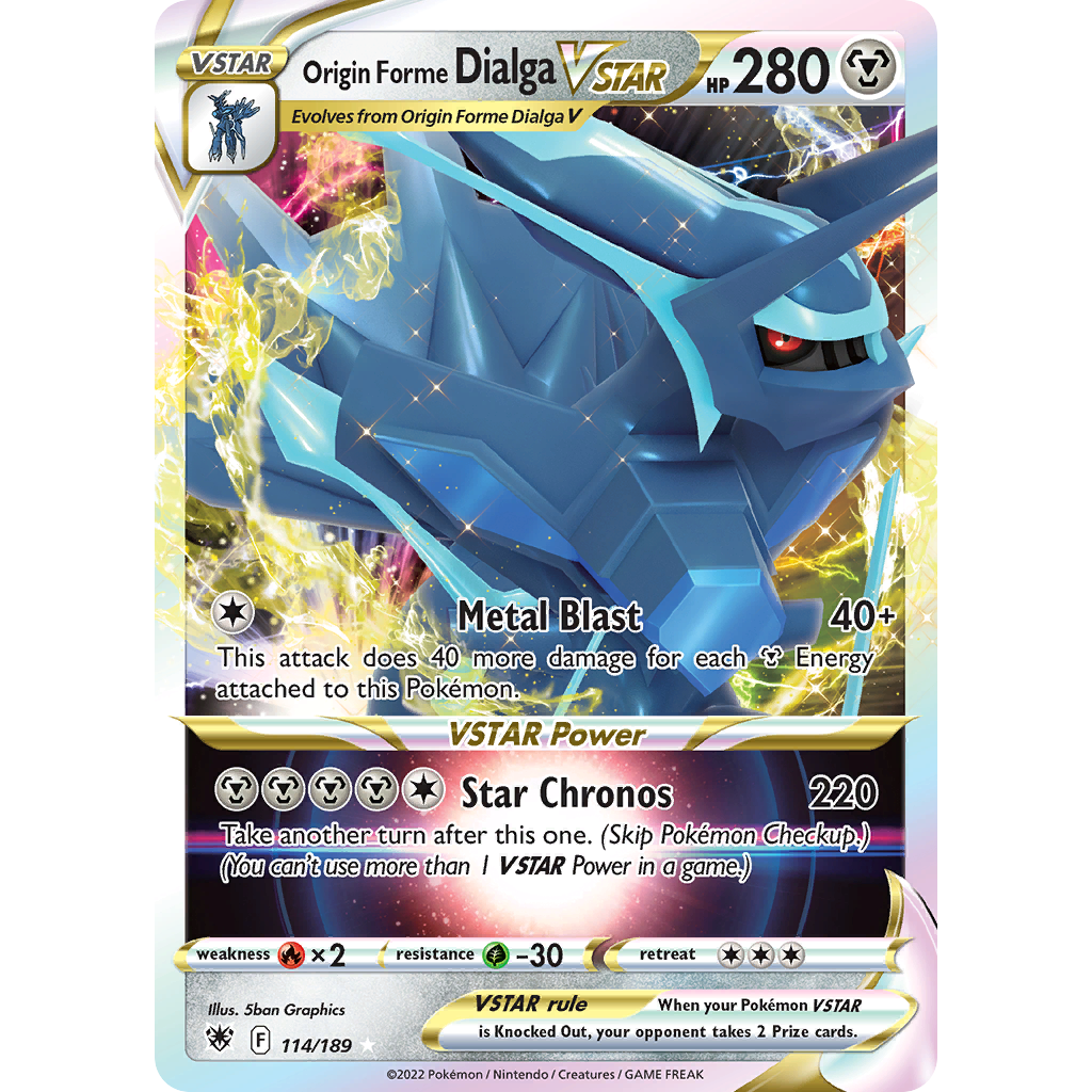 Origin Forme Dialga VSTAR 114/189 - SWSH10 Astral Radiance Holofoil