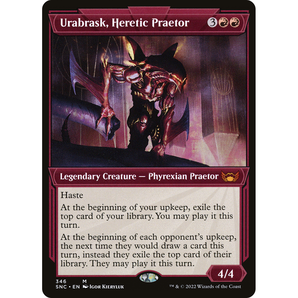 Urabrask, Heretic Praetor (Showcase) (SNC-346) - Streets of New Capenna: (Showcase)