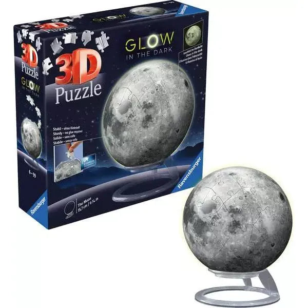 Puzzle Ball Glow-in-the-Dark Moon 726pc 3D Puzzle