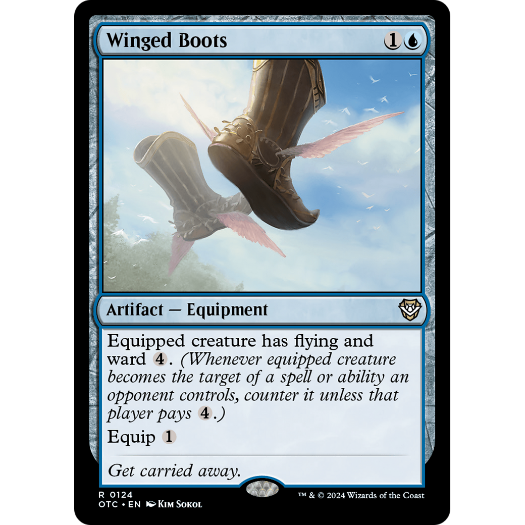 Winged Boots (OTC-124) - Outlaws of Thunder Junction Commander