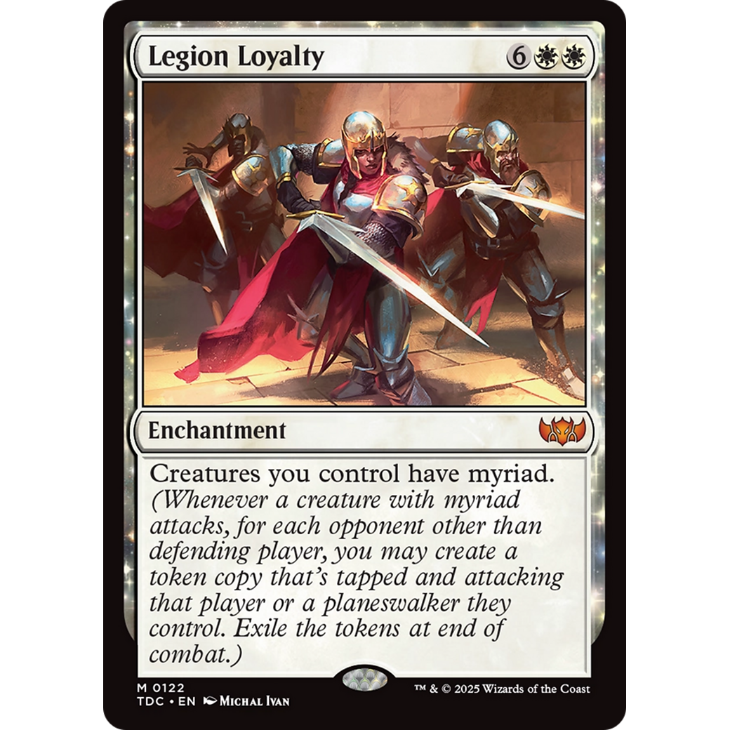 Legion Loyalty (TDC-122) - Commander: Tarkir: Dragonstorm: (enchantment)
