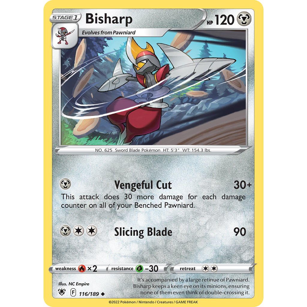 Bisharp 116/189 - SWSH10 Astral Radiance Reverse Holofoil