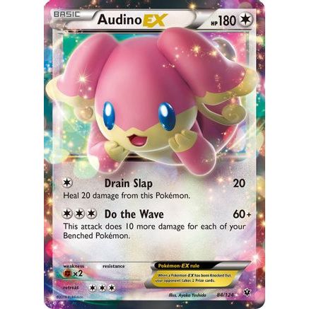 Audino EX 84/124 - XY  Fates Collide Holofoil