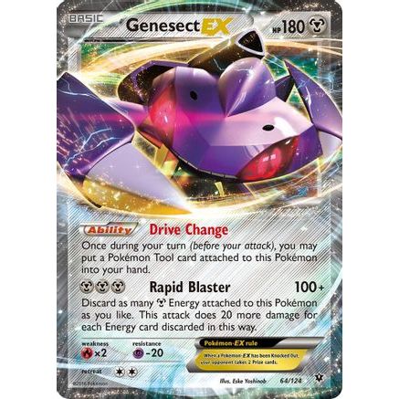 Genesect EX 64/124 - XY  Fates Collide Holofoil