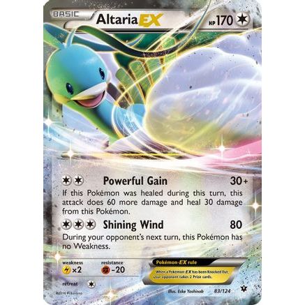 Altaria EX 83/124 - XY  Fates Collide Holofoil