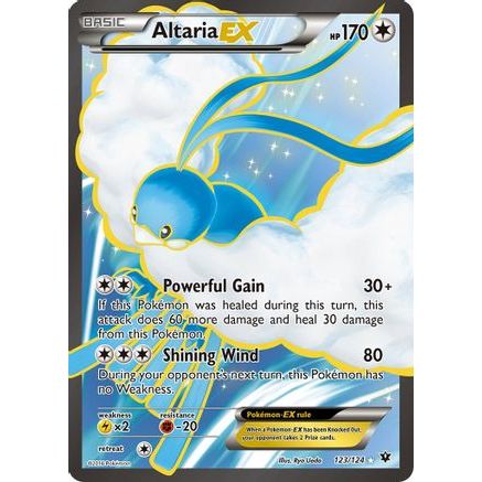 Altaria EX (Full Art) 123/124 - XY  Fates Collide Holofoil