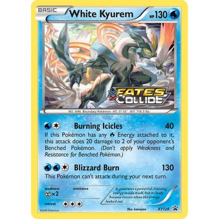 White Kyurem (Prerelease) XY128/211 - XY Promos Holofoil