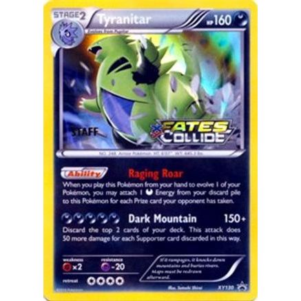 Tyranitar - XY130 (Prerelease) [Staff] XY130 - XY Promos Holofoil
