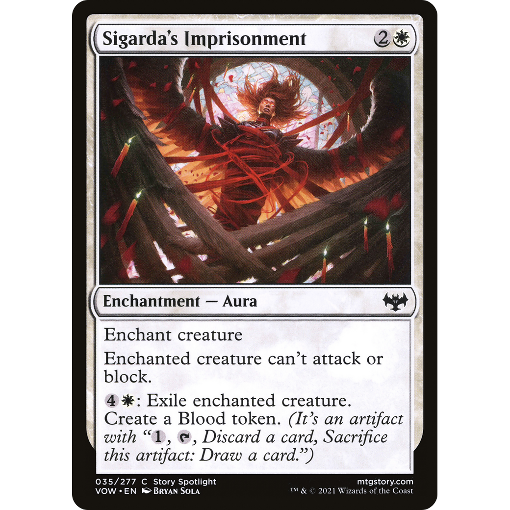 Sigarda's Imprisonment (VOW-035) - Innistrad: Crimson Vow Foil