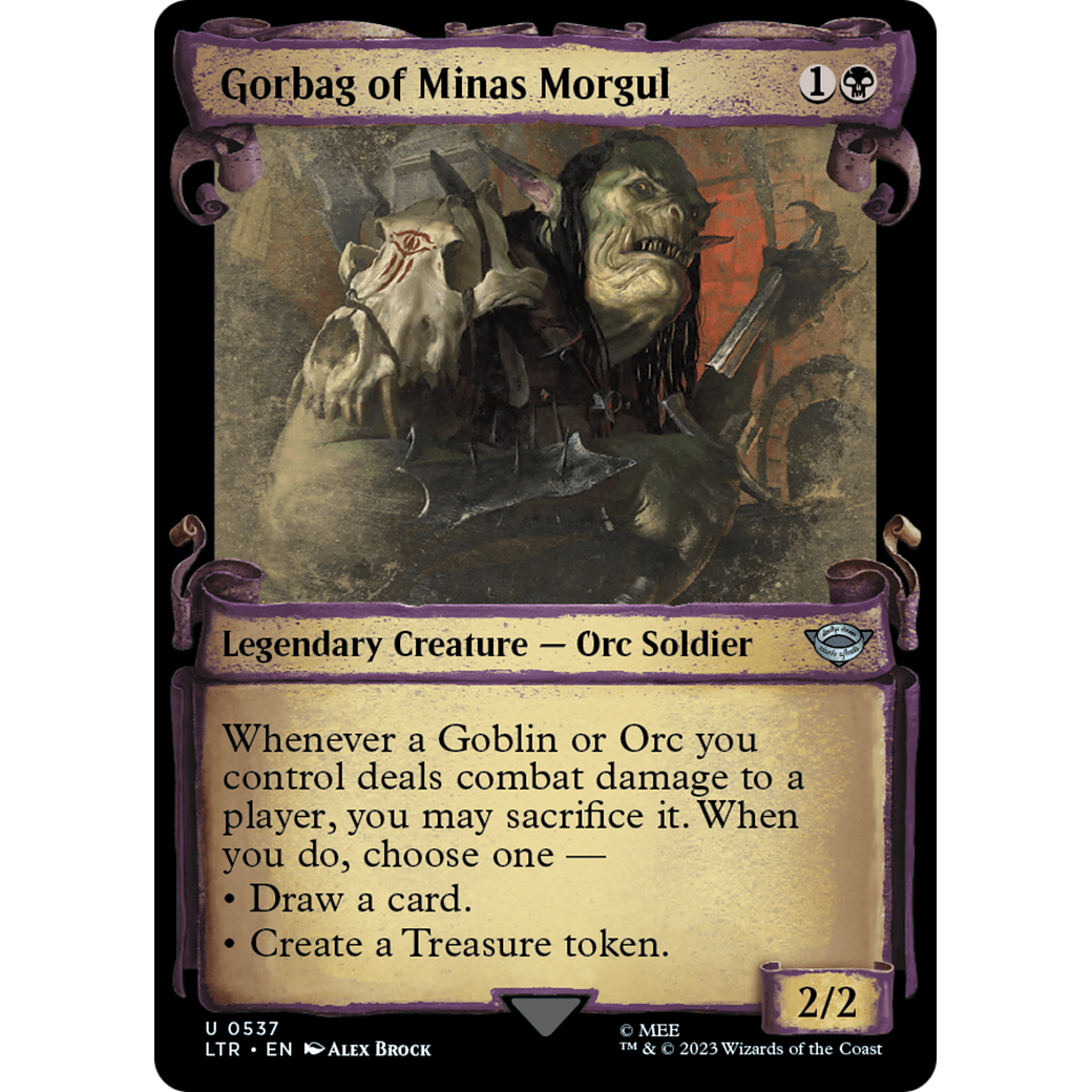 Gorbag of Minas Morgul (LTR-537) - The Lord of the Rings: Tales of Middle-earth: (Showcase) Foil