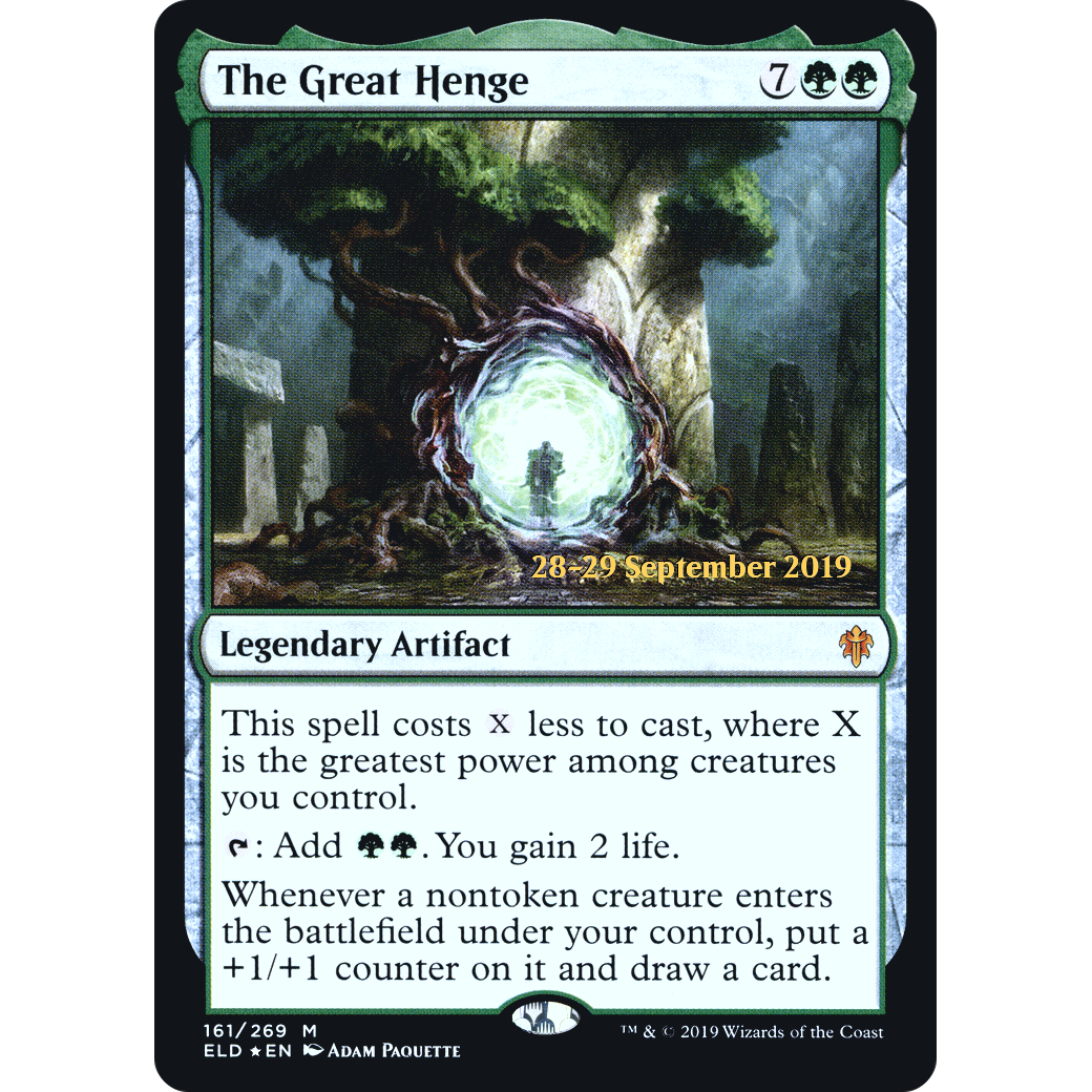 The Great Henge (PRE-161) - Throne of Eldraine Promos Foil