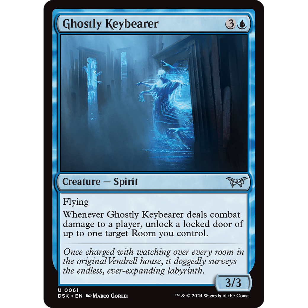 Ghostly Keybearer (DSK-061) - Duskmourn: House of Horror Foil
