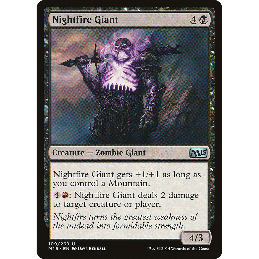 Nightfire Giant (M15-109) - Magic 2015