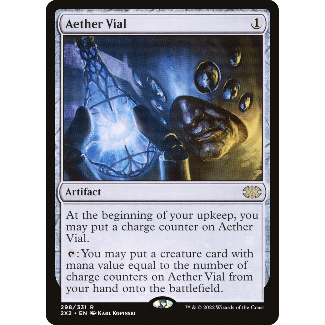 Aether Vial (2X2-298) - Double Masters 2022