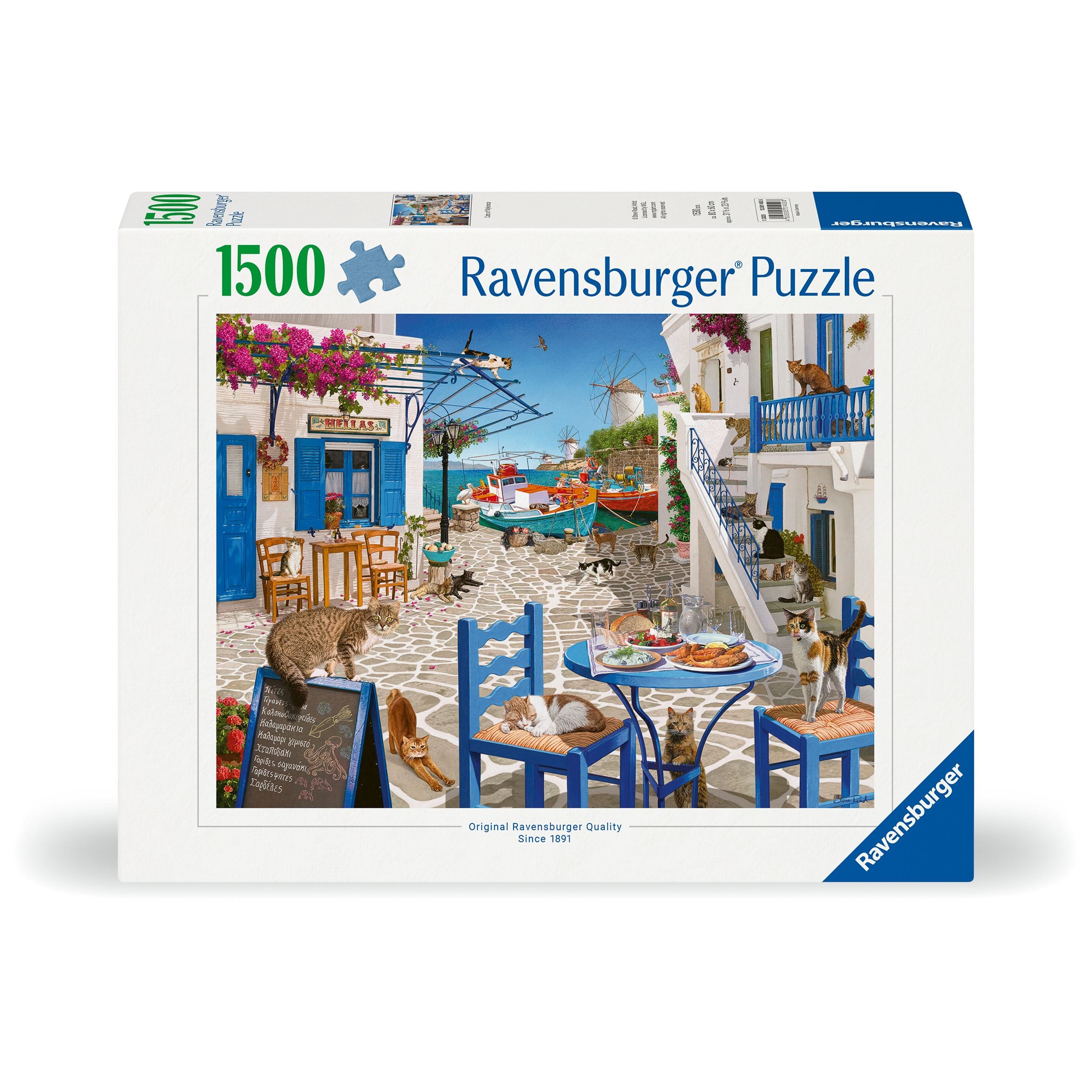 Cats of Mykonos 1500 Pc Puzzle