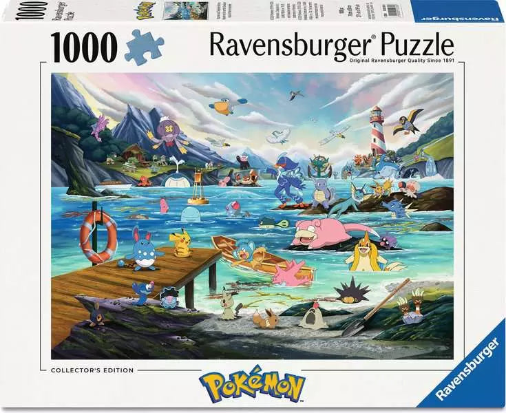Pokémon Collector's Edition Vaporeon at Temperate Marine 1000pc Puzzle
