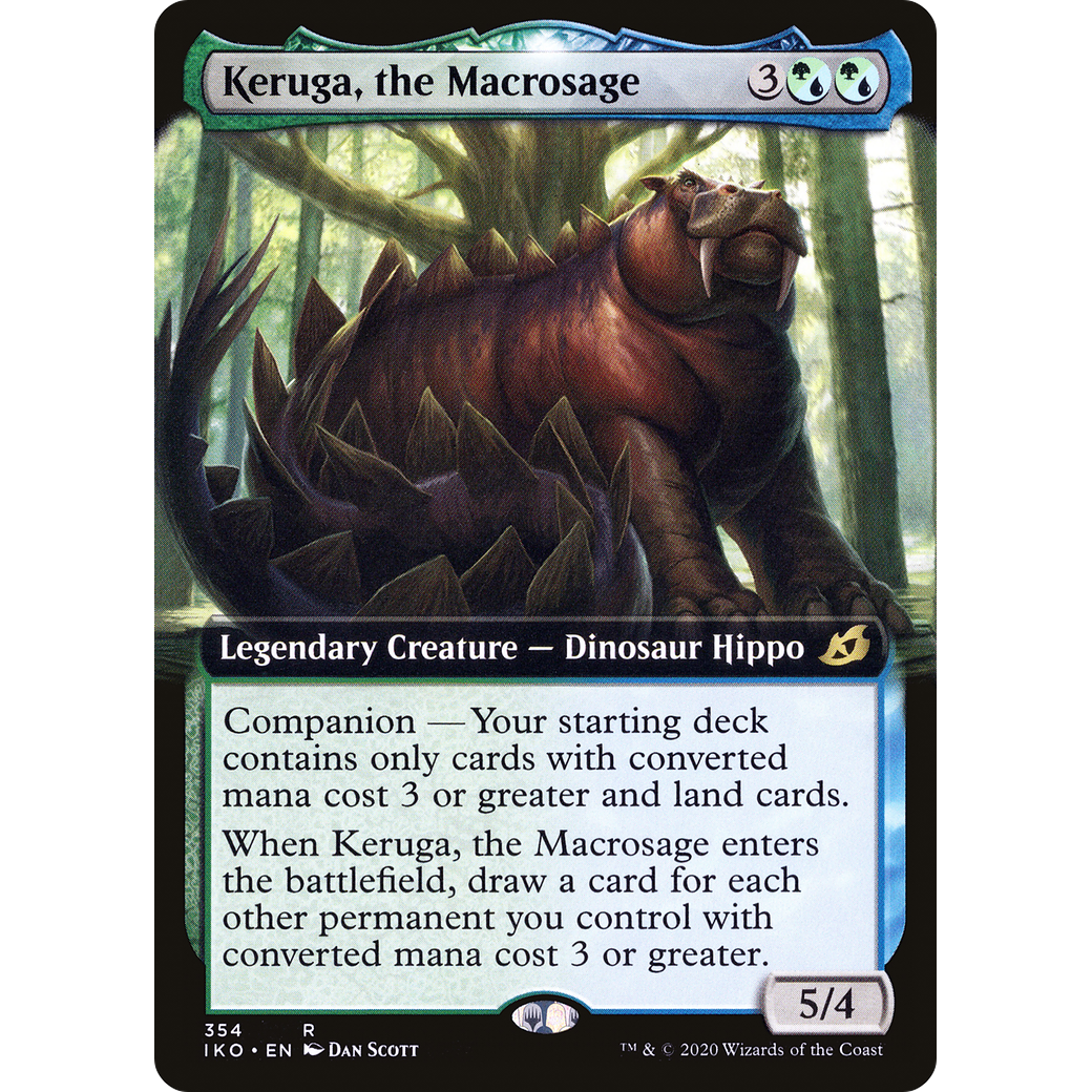 Keruga, the Macrosage (Extended Art) (IKO-354) - Ikoria: Lair of Behemoths: (companion, Extended Art)