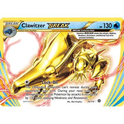 Clawitzer BREAK 35/114 - XY  Steam Siege Holofoil