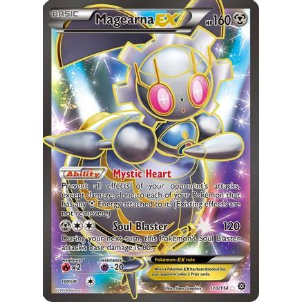 Magearna EX (Full Art) 110/114 - XY  Steam Siege Holofoil