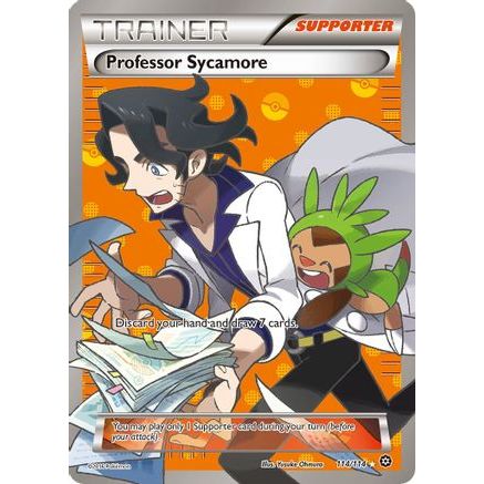 Professor Sycamore 114/114 - XY  Steam Siege Holofoil
