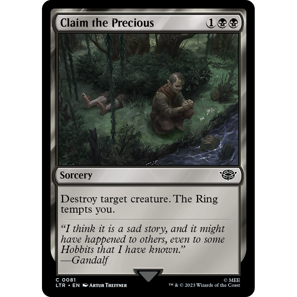 Claim the Precious (LTR-081) - The Lord of the Rings: Tales of Middle-earth Foil