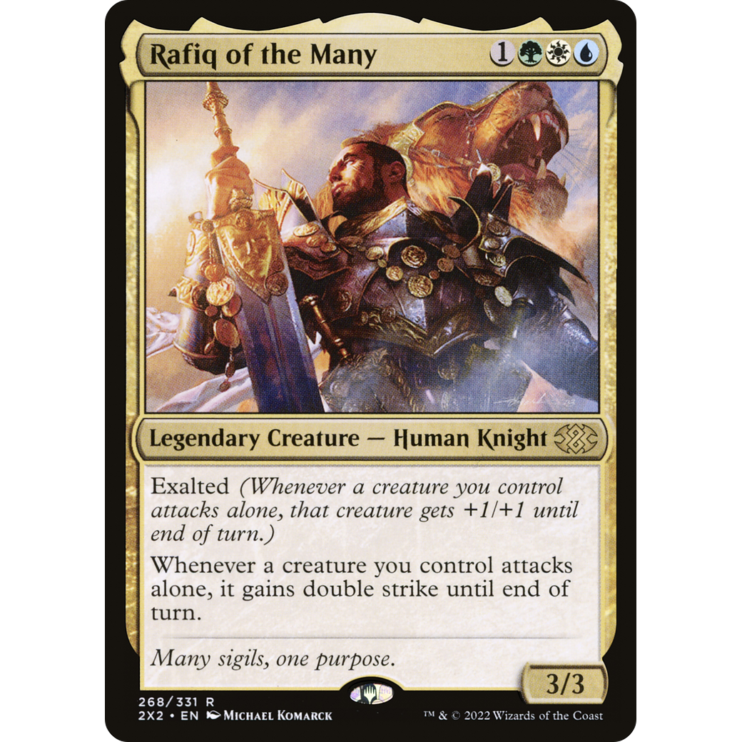 Rafiq of the Many (2X2-268) - Double Masters 2022