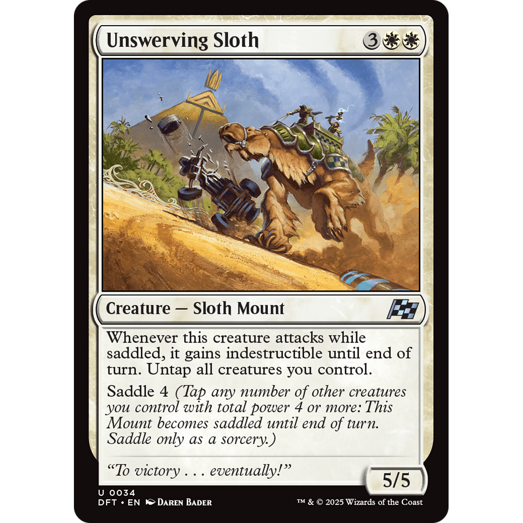 Unswerving Sloth (DFT-034) - Aetherdrift Foil