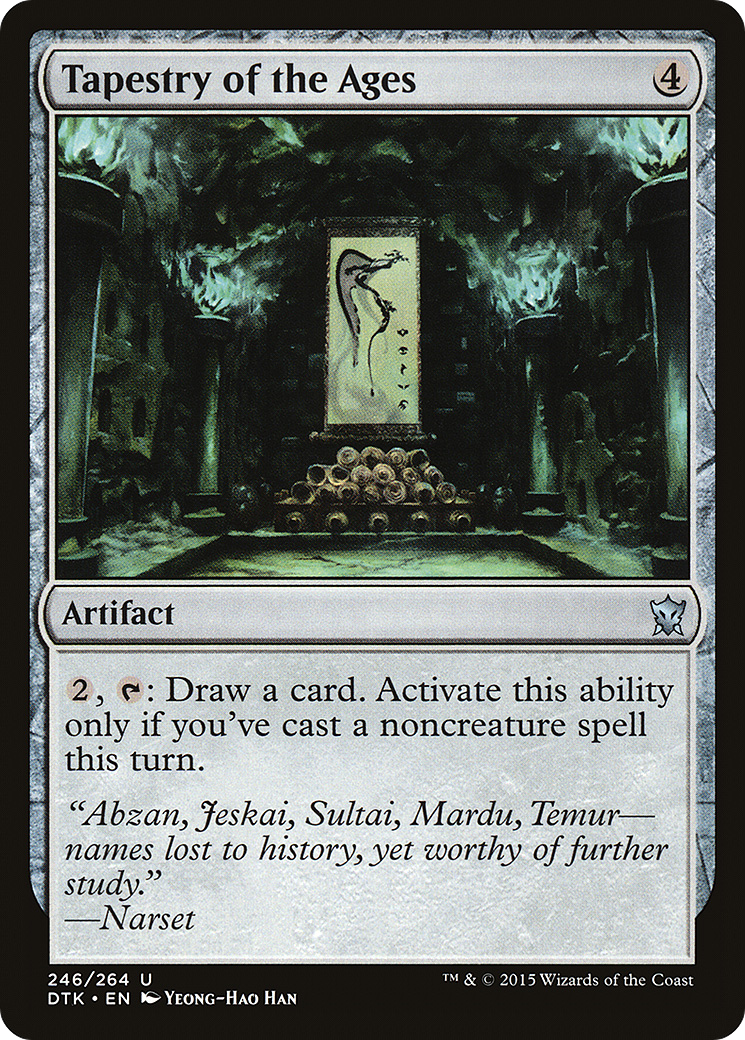 Tapestry of the Ages (DTK-246) - Dragons of Tarkir