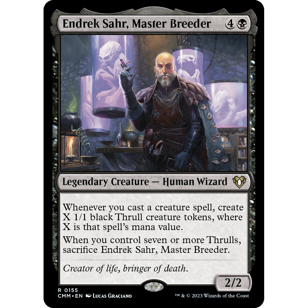 Endrek Sahr, Master Breeder (CMM-155) - Commander Masters Foil