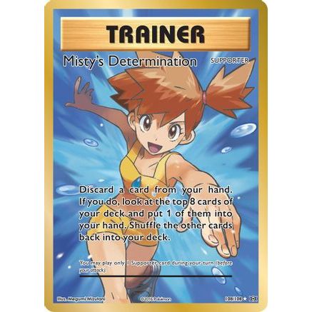 Misty's Determination (Full Art) 108/108 - XY  Evolutions Holofoil