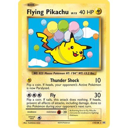 Flying Pikachu 110/108 - XY  Evolutions