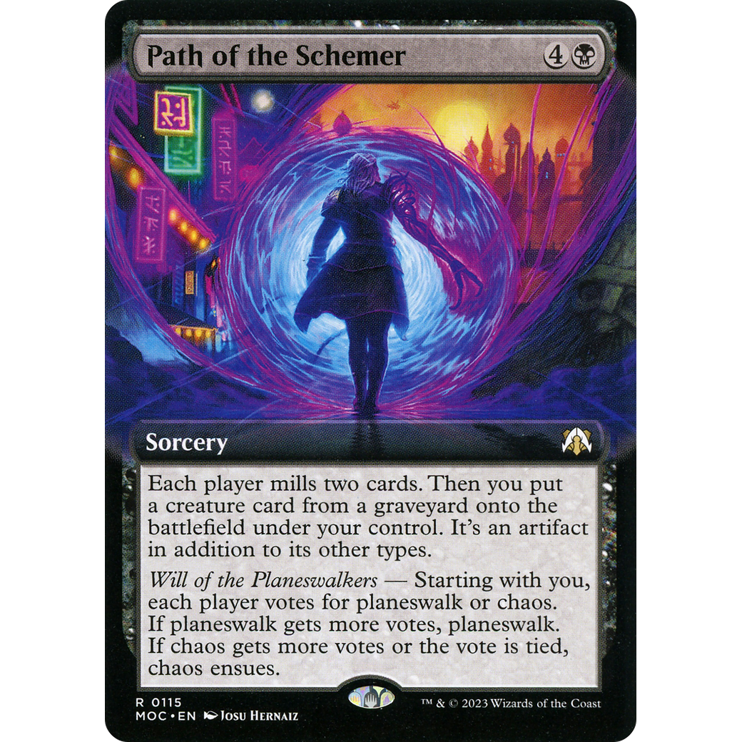 Path of the Schemer (MOC-115) - March of the Machine Commander: (Extended Art)