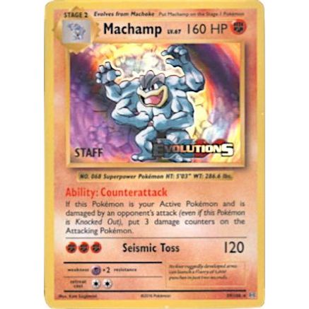 Machamp - 59/108 (Prerelease) [Staff] 59 - XY Promos Holofoil