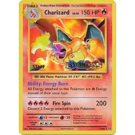 Charizard - 11/108 (Prerelease) 11 - XY Promos Holofoil