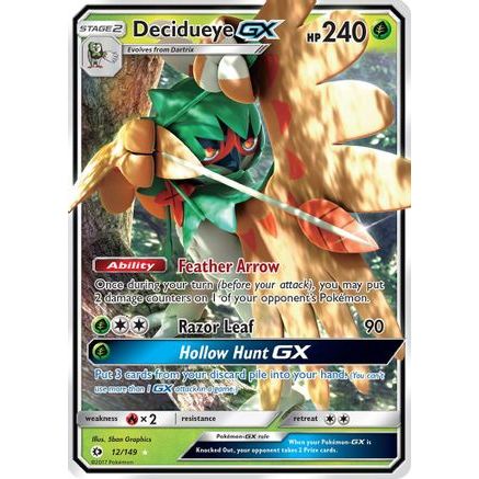Decidueye GX 12/149 - SM Base Set Holofoil