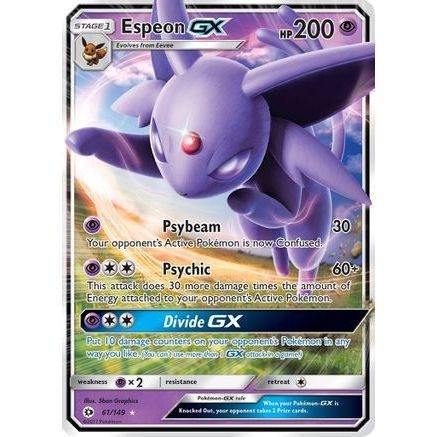 Espeon GX 61/149 - SM Base Set Holofoil
