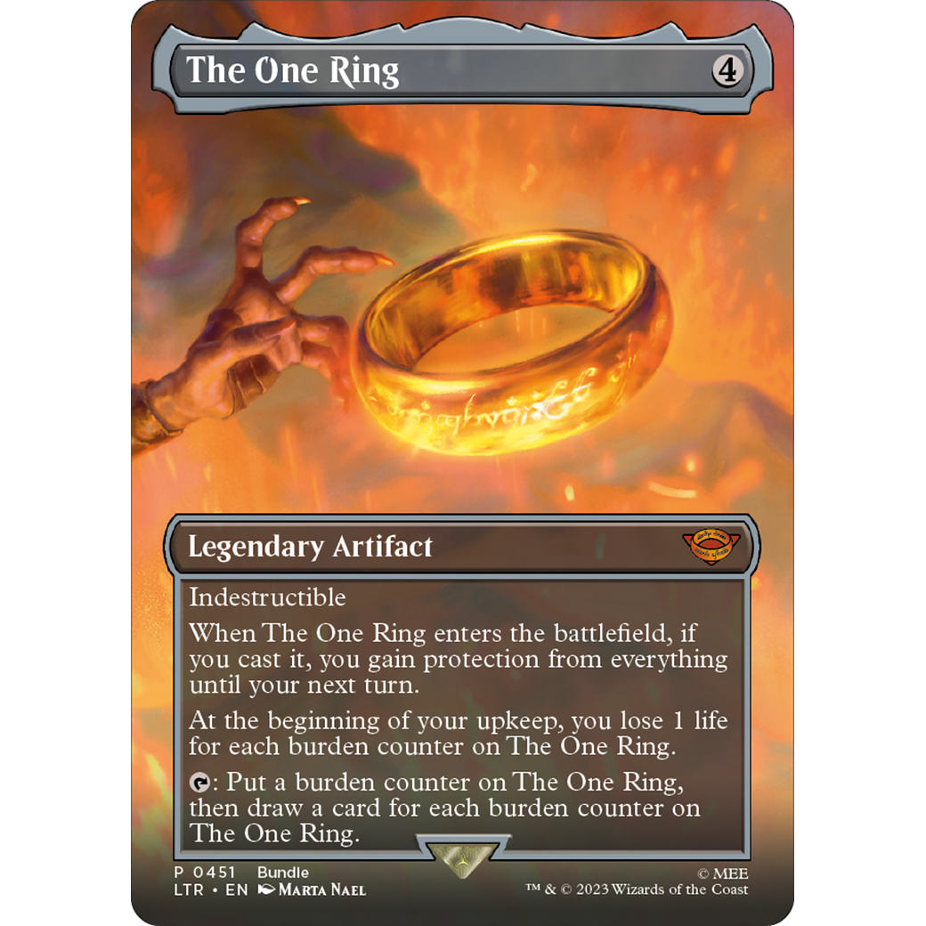 The One Ring (UMP-451) - The Lord of the Rings: Tales of Middle-earth (Borderless) Foil