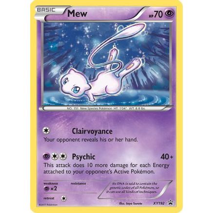 Mew - XY192 XY192/211 - XY Promos Holofoil