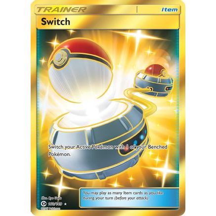 Switch (Secret) 160/149 - SM Base Set Holofoil