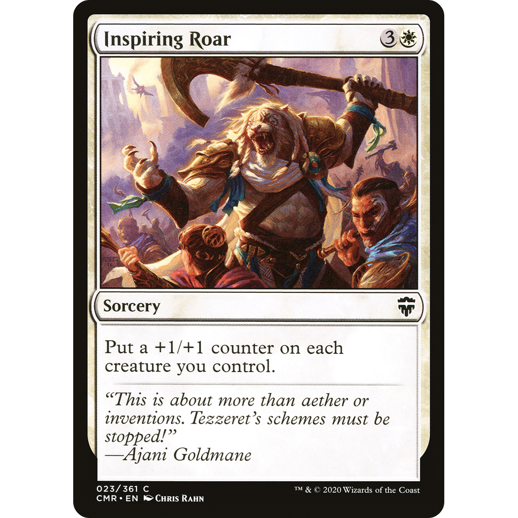 Inspiring Roar (CMR-023) - Commander Legends Foil